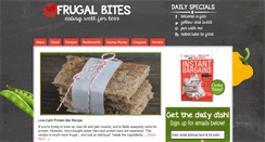 Desktop Screenshot of frugalbites.com